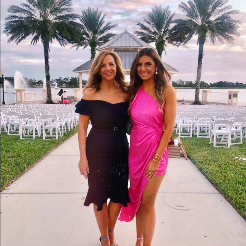 Pink Asymmetrical Dress